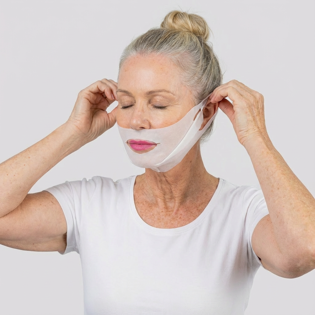 Masque hydratant & Anti Double-Menton