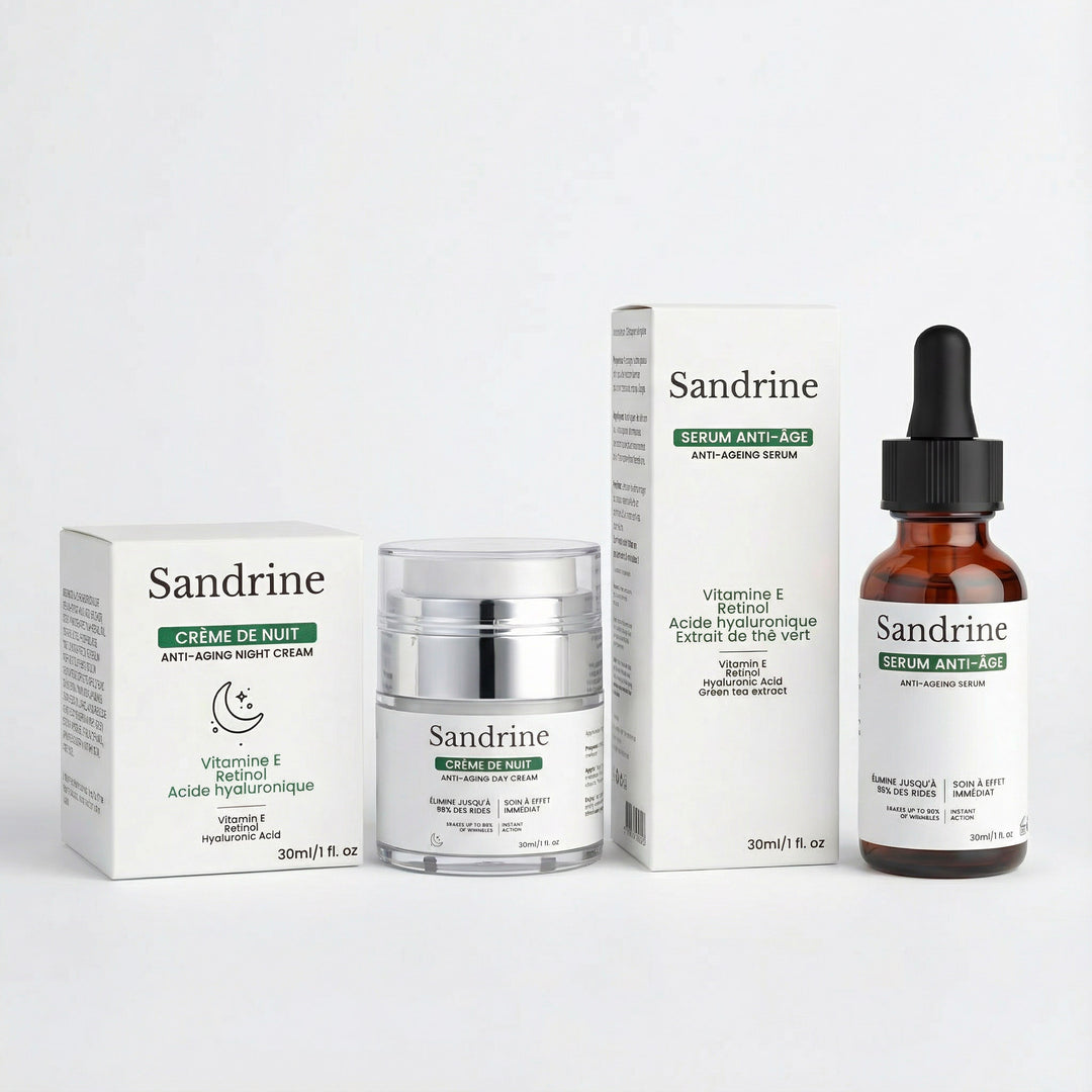 Le Sérum Anti-âge Sandrine™ + La crème de nuit