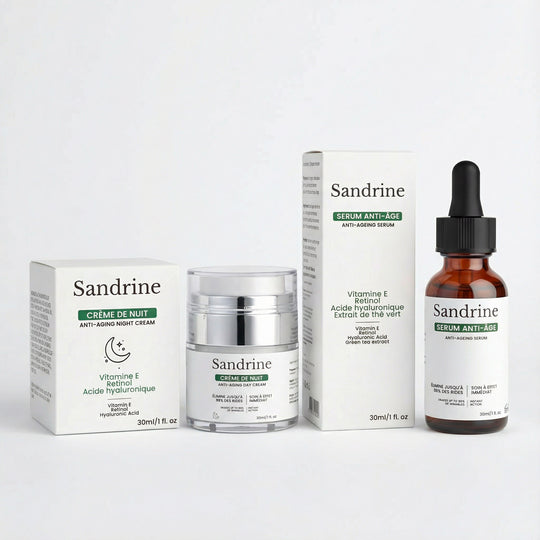 Le Sérum Anti-âge Sandrine™ + La crème de nuit