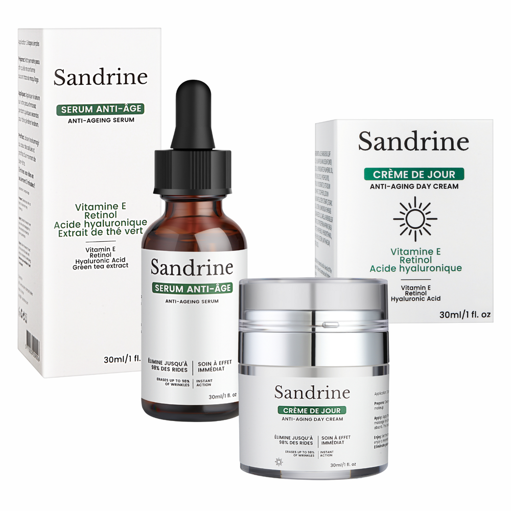 Le Sérum Anti-âge Sandrine™ + La crème de jour