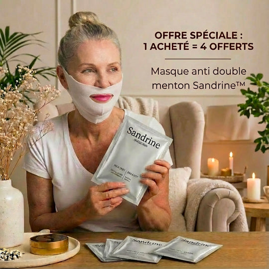 1 masque anti double menton acheté = 4 offerts