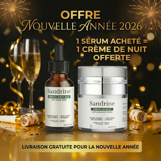 Le Sérum Anti-âge Sandrine™ + La crème de jour